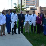 Dr. Barbaro with residents and faculty