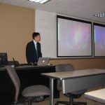 Dr. Park giving a lecture