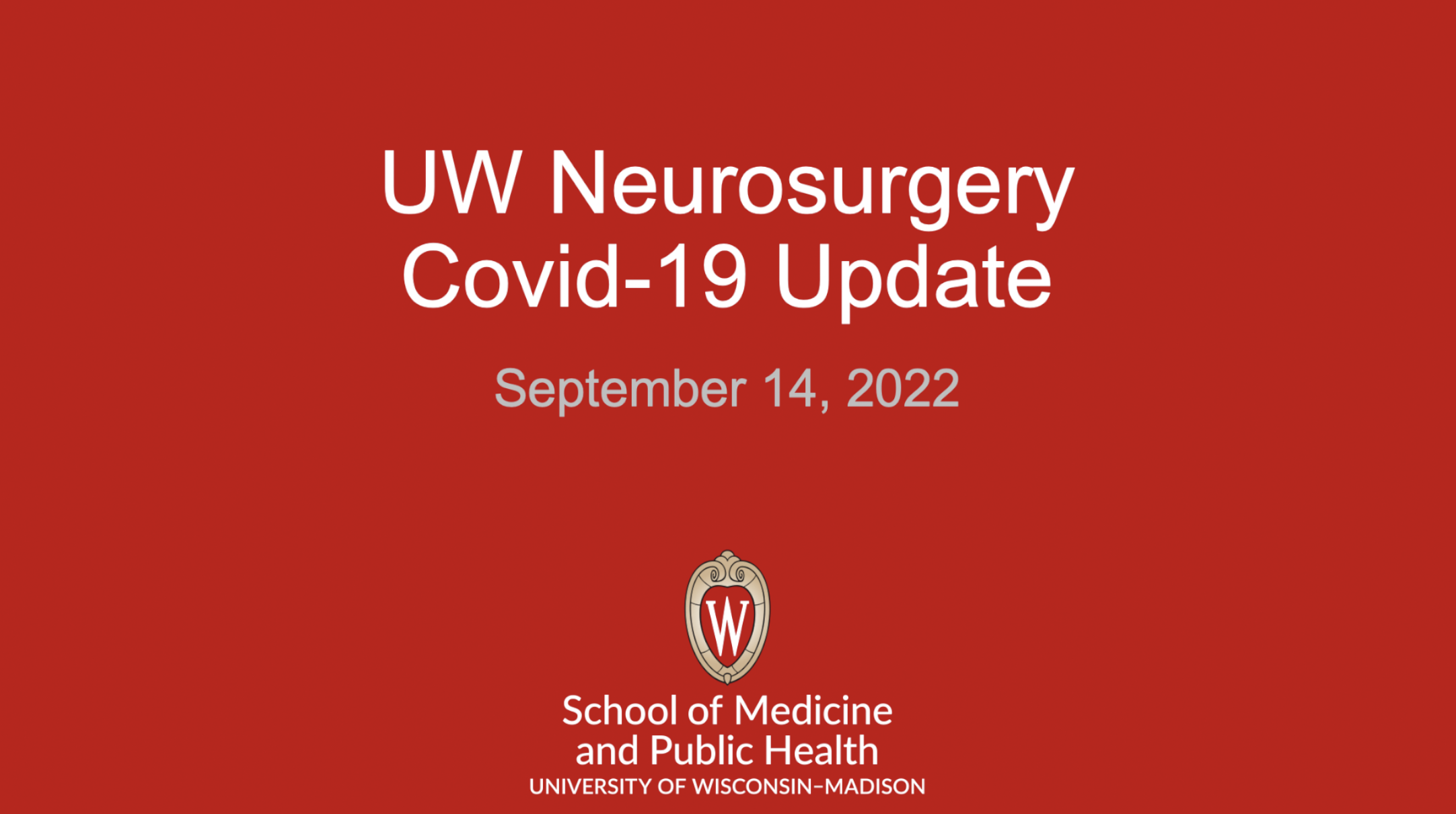 Covid-19 Update Sept 14, 2022