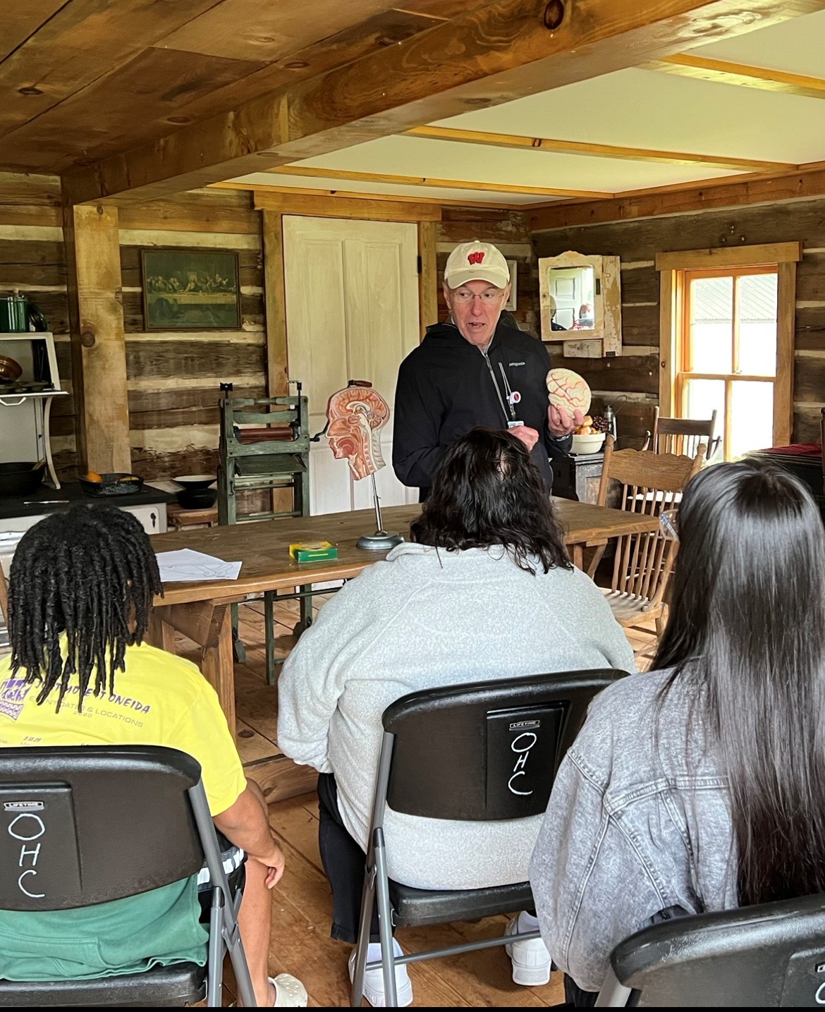 Dr. Robert Dempsey teaches tribal families about the intersections between traditional teachings and modern medicine.