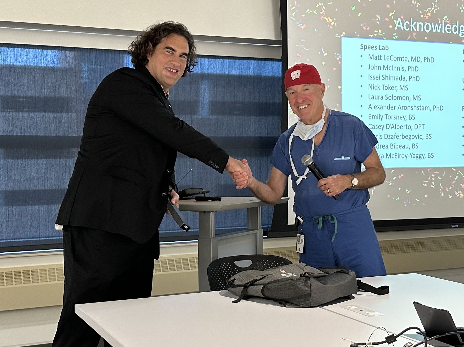 Dr. Spees and Dr. Dempsey